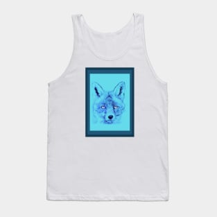 Fox blue variant Tank Top